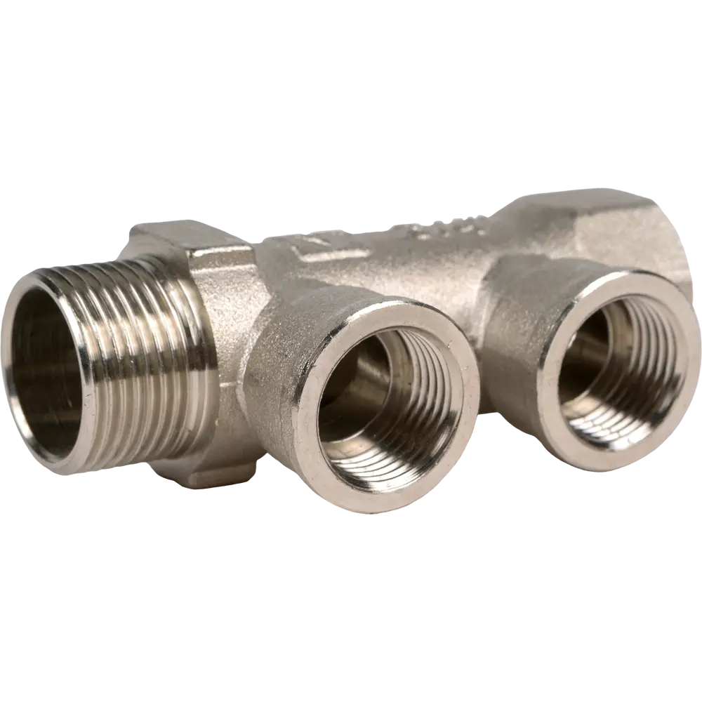 Коллектор с внутренней резьбой Valtec на 2 выхода 3/4"x1/2" VTc.550.N.0502 STLM-2099774 - Вид №3