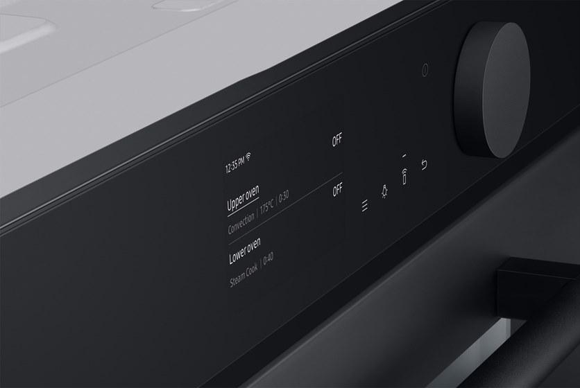 Samsung Home Appliances Встраиваемая пароварка из стекла с сенсорным экраном класса а +  Nv75t9979cd  - Вид №12