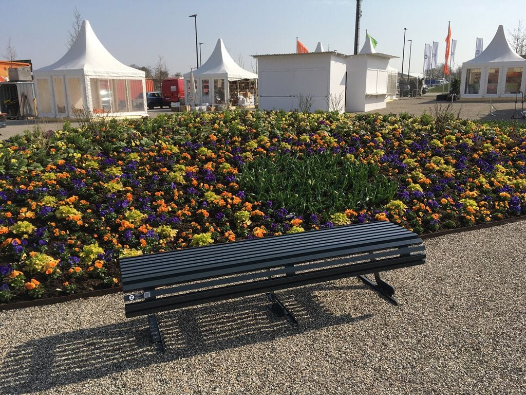 Алюминиевая скамья без спинки CITYSì AUDREY ARCH-00048302 - Вид №4