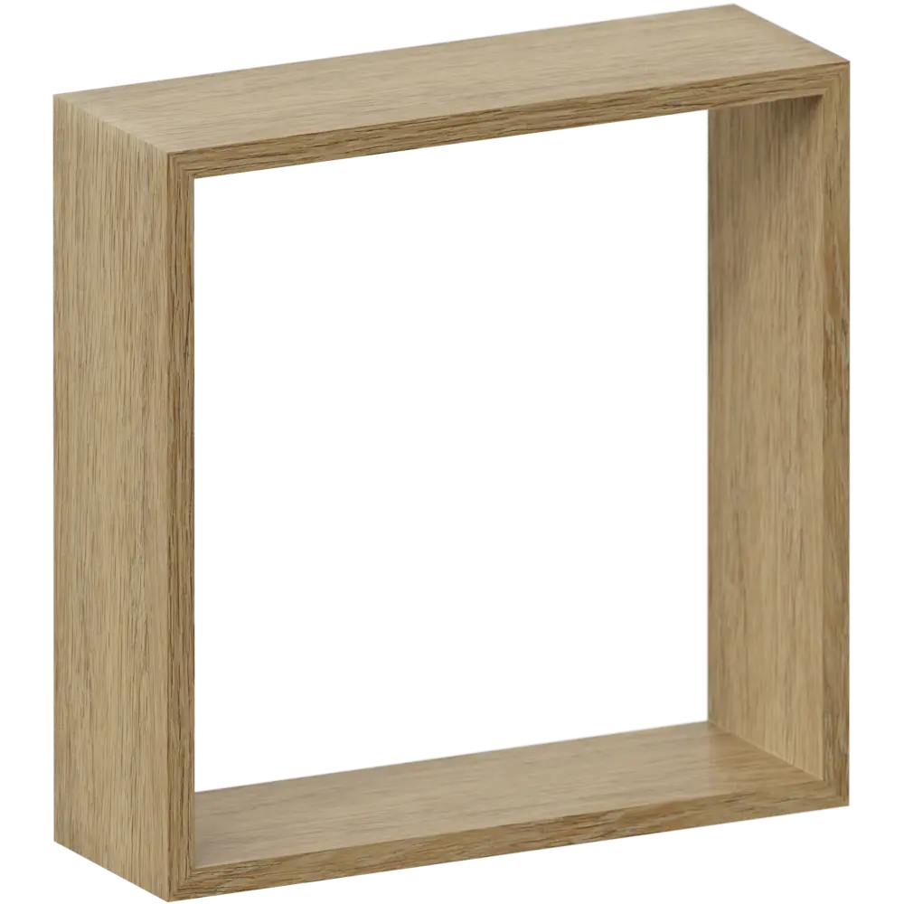Полка настенная Spaceo 24x24 см/27x27 см/30x30 см МДФ цвет натуральный дуб 3 шт 82877493 STLM-2089415  - Вид №4