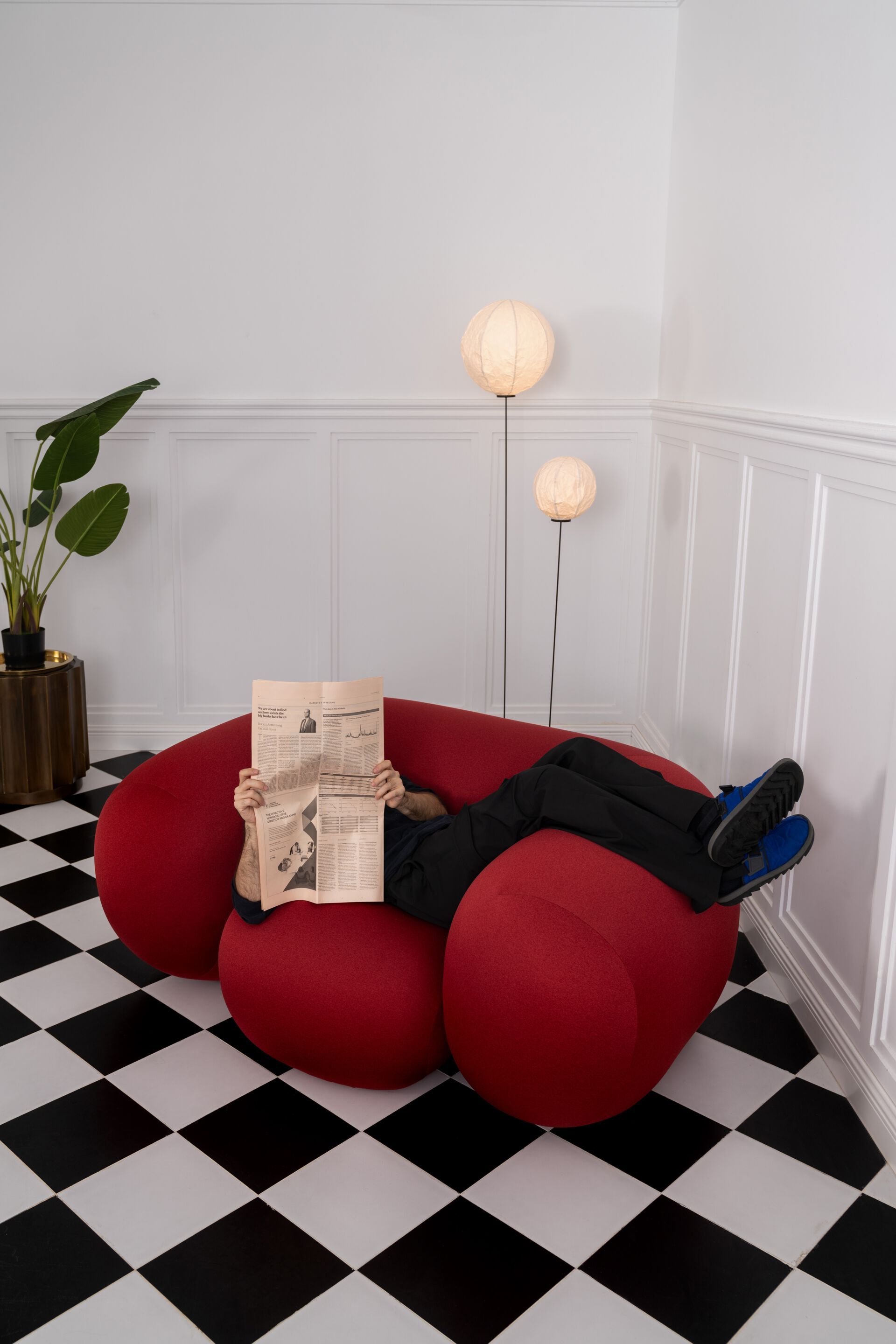 Стальная светодиодная напольная лампа Established&Sons CHO LIGHT ARCH-00023488 - Вид №13