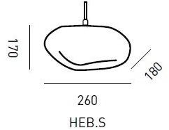 ELOA Настольная лампа с прямым светом ручной работы из дутого стекла Hebe Heb.s - Вид №1