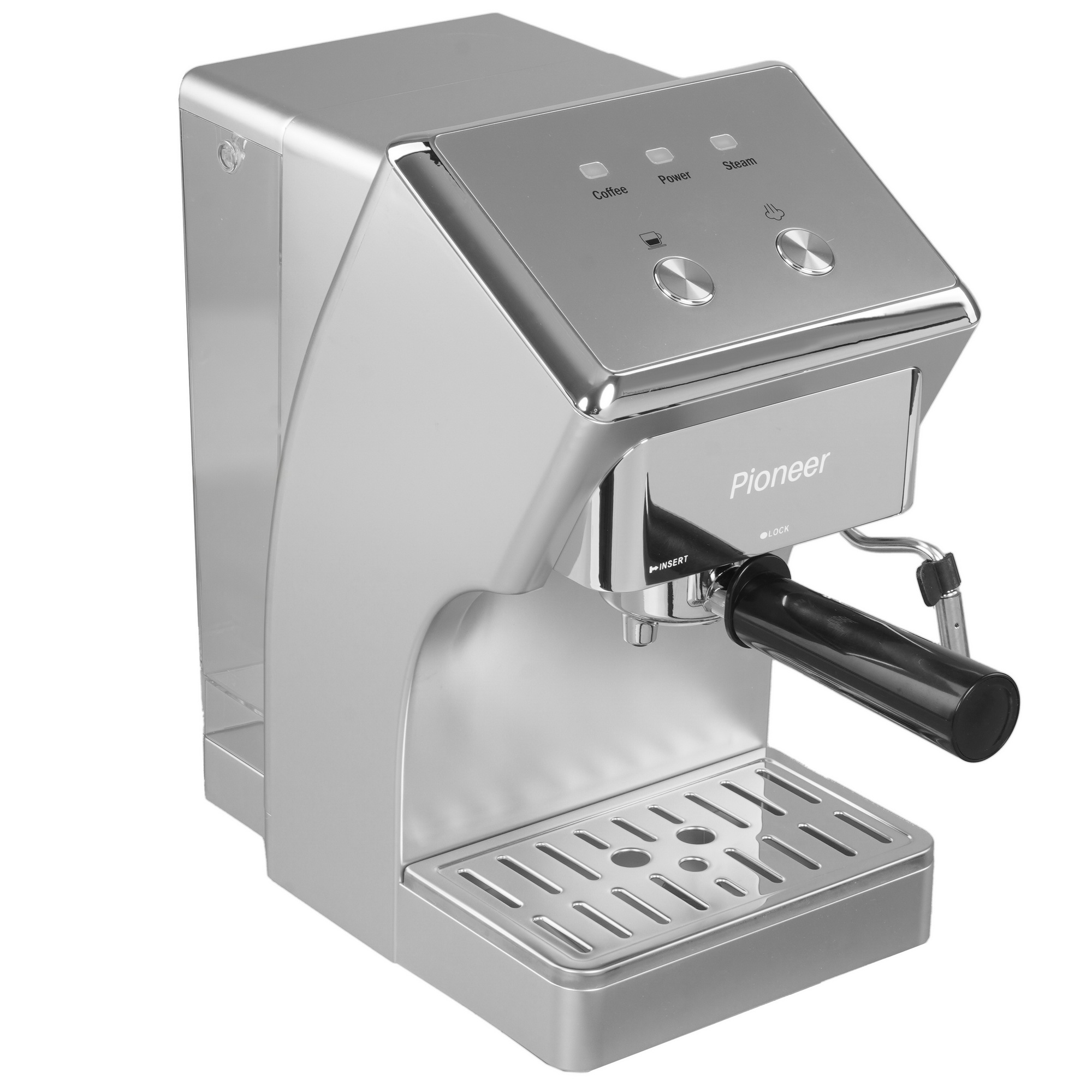 9052711 Кофеварка рожковая Pioneer CM115P серебристый STDN-0073069 - Вид №6