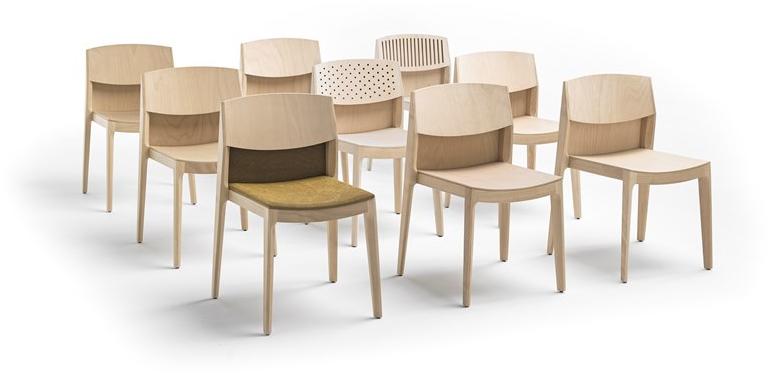 Capdell Деревянный стул со встроенной подушкой Isa 141l - Вид №4