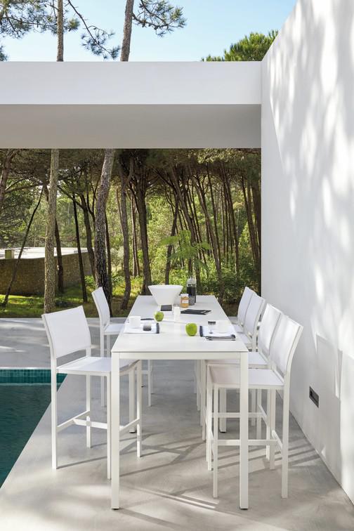 Барный стул 80 лава текстиль мокка Manutti Latona MNST912 - Вид №2