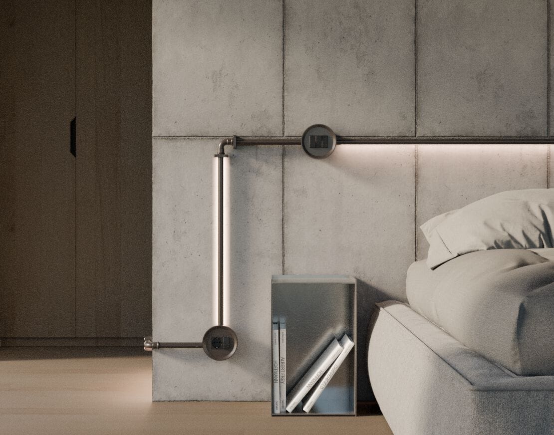 Профиль для освещения и электрификации Genuit графит ARCH-00035667 - Вид №1