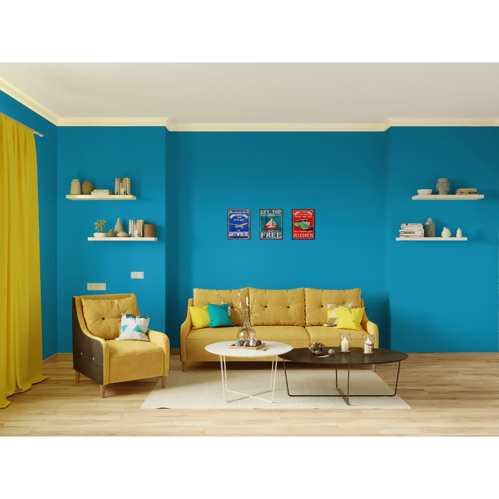 Краска для стен и потолков Trend Farbe цвет Гавайский океан 50 мл Dufa STLM-2008673 - Вид №4