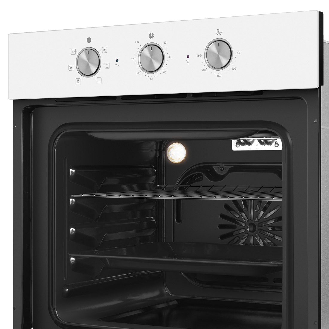 9100941 Электрический духовой шкаф HOMSair OEF606WH белый STDN-0133331 - Вид №8