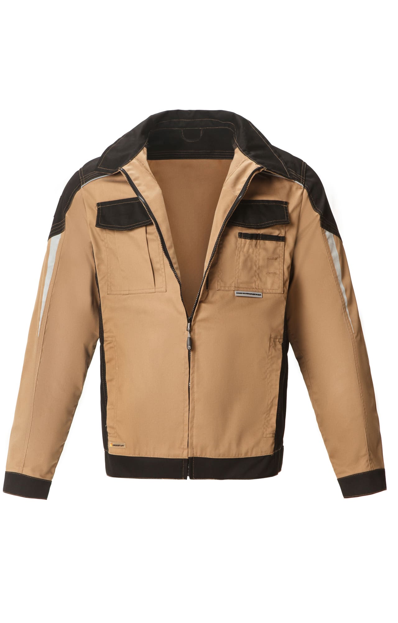 64638 Костюм  NEW 2 бежевый с черным STATUS  Летняя спецодежда  размер 64-66/182-188  - Вид №3