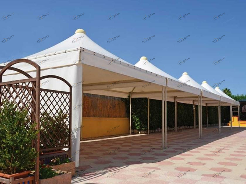 Sprech Беседка из оцинкованной стали с покрытием из ПВХ Airone system sun-id-1450805