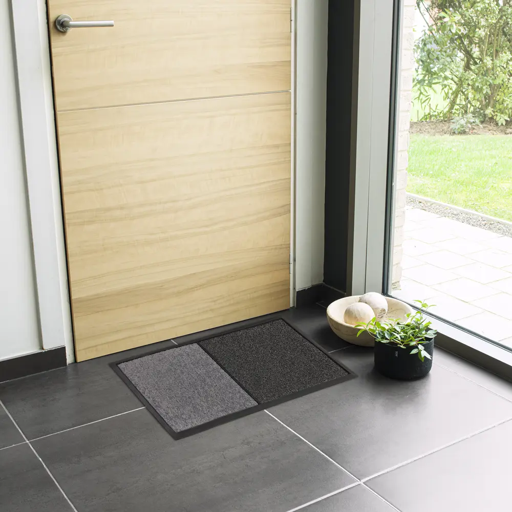 Коврик грязезащитный KREAFORTA Schelde полипропилен 45x80 см цвет серый STLM-2135309 - Вид №4