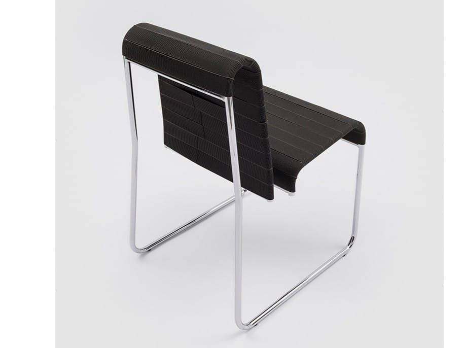 Хромированный и полипропиленовый металлический стул Danese Milano Farallon ARCH-00087358 - Вид №2