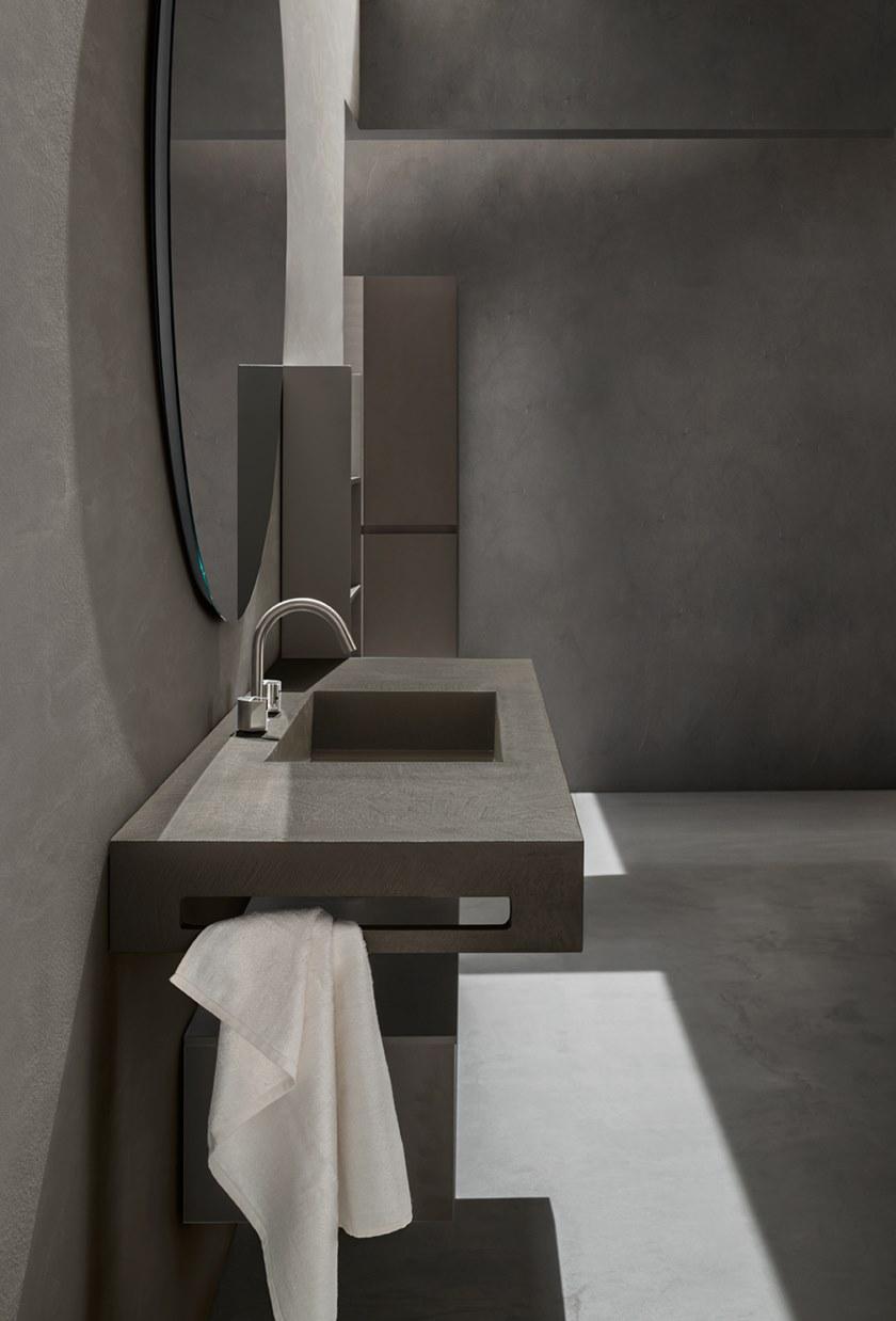 ARBLU Настенная тумба под умывальник с ящиками 5.zero Zr1004 - Вид №2