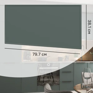 Фасад кухонного шкафа Инта 79.7x38.1 см KONSENSA МДФ цвет зеленый 89417492 STLM-2177414
