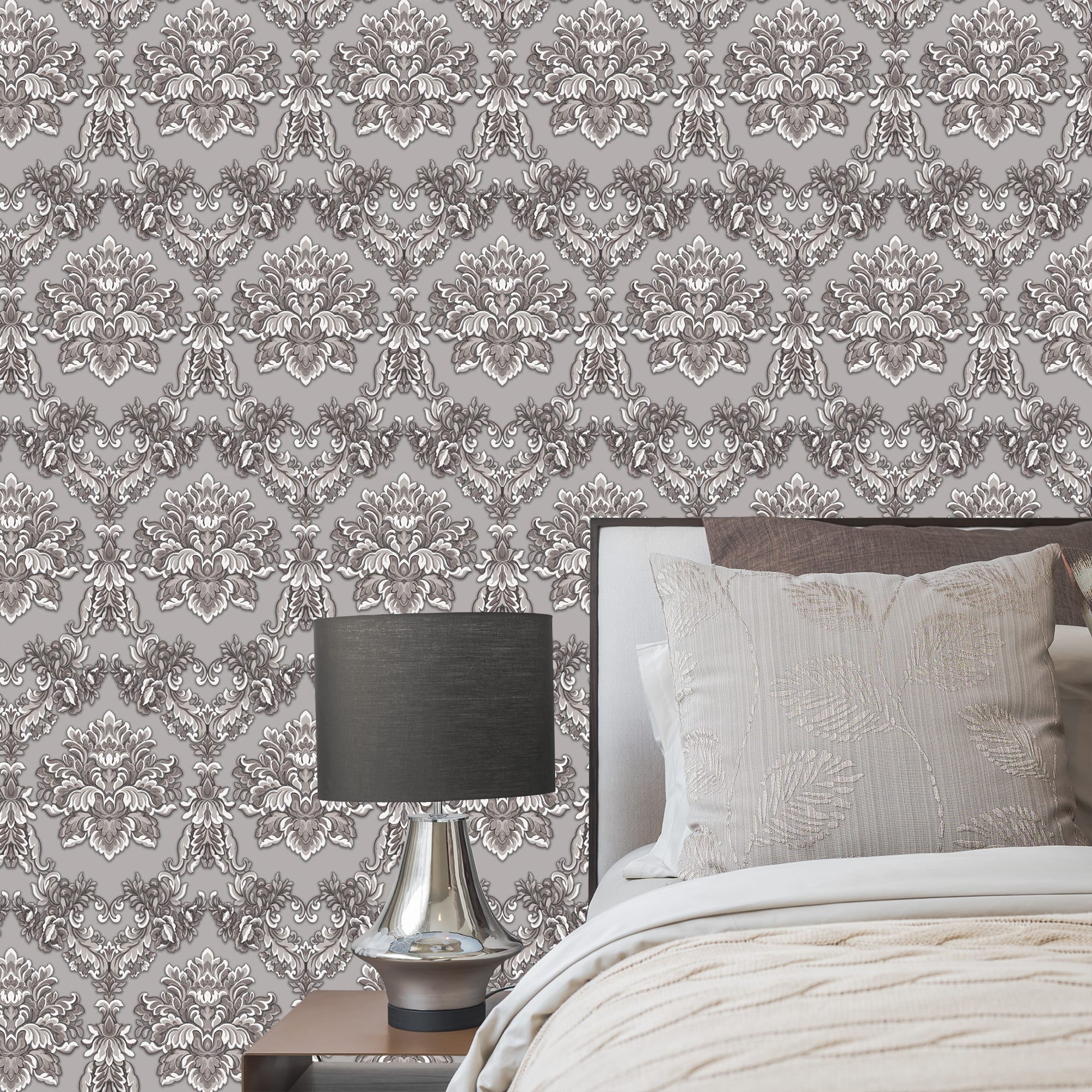 82134650 Обои флизелиновые коричневые 0.53 м 70174-850 Двенадцать стульев Santreyd  - Вид №2