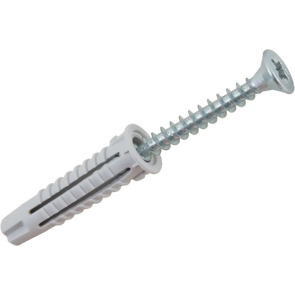 Дюбель-шуруп Standers 6x30 мм нейлон цвет серый 50 шт STLM-2083828