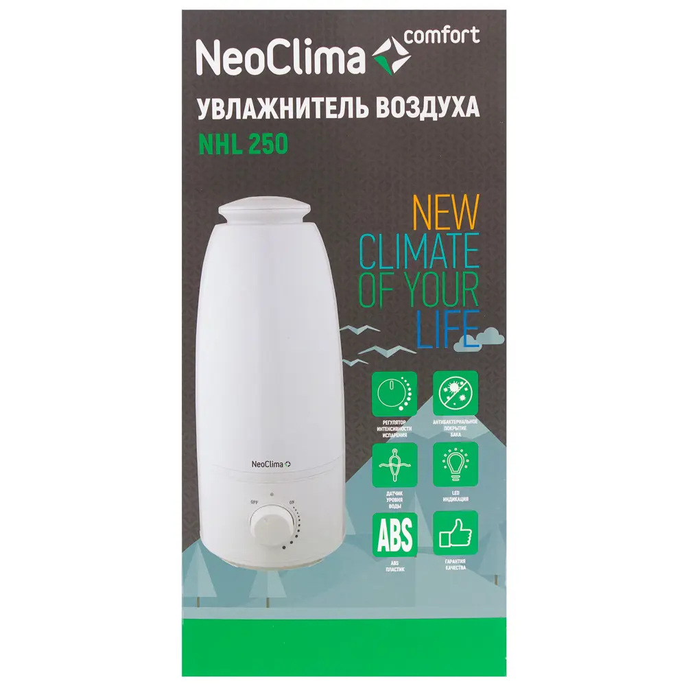 Увлажнитель воздуха ультразвуковой Neoclima NHL-250L цвет белый STLM-2150339 - Вид №4