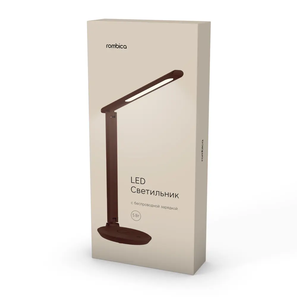 Настольная лампа Rombica LED FAROS 10 Вт 500 Лм цвет коричневый Santreyd STLM-2114092 - Вид №3