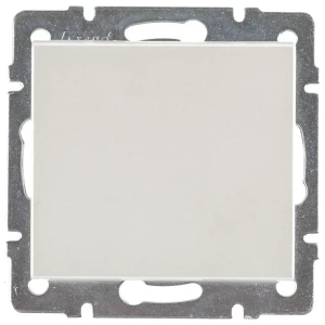 Выключатель встраиваемый Lezard Rain 1 клавиша, цвет бежевый 17753818 STLM-2147911