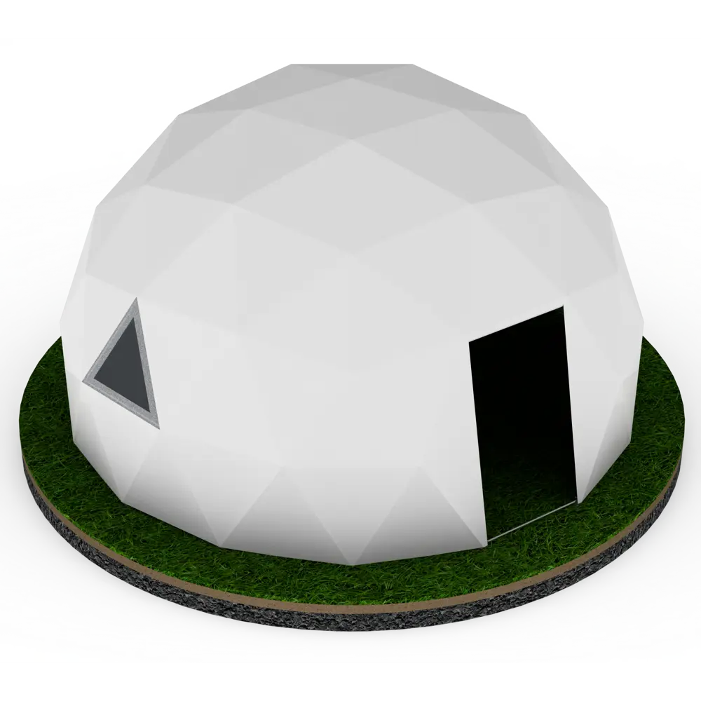 Павильон "Геокупол" ø6 м сталь/ПВХ белый Santreyd STLM-2063417 - Вид №5