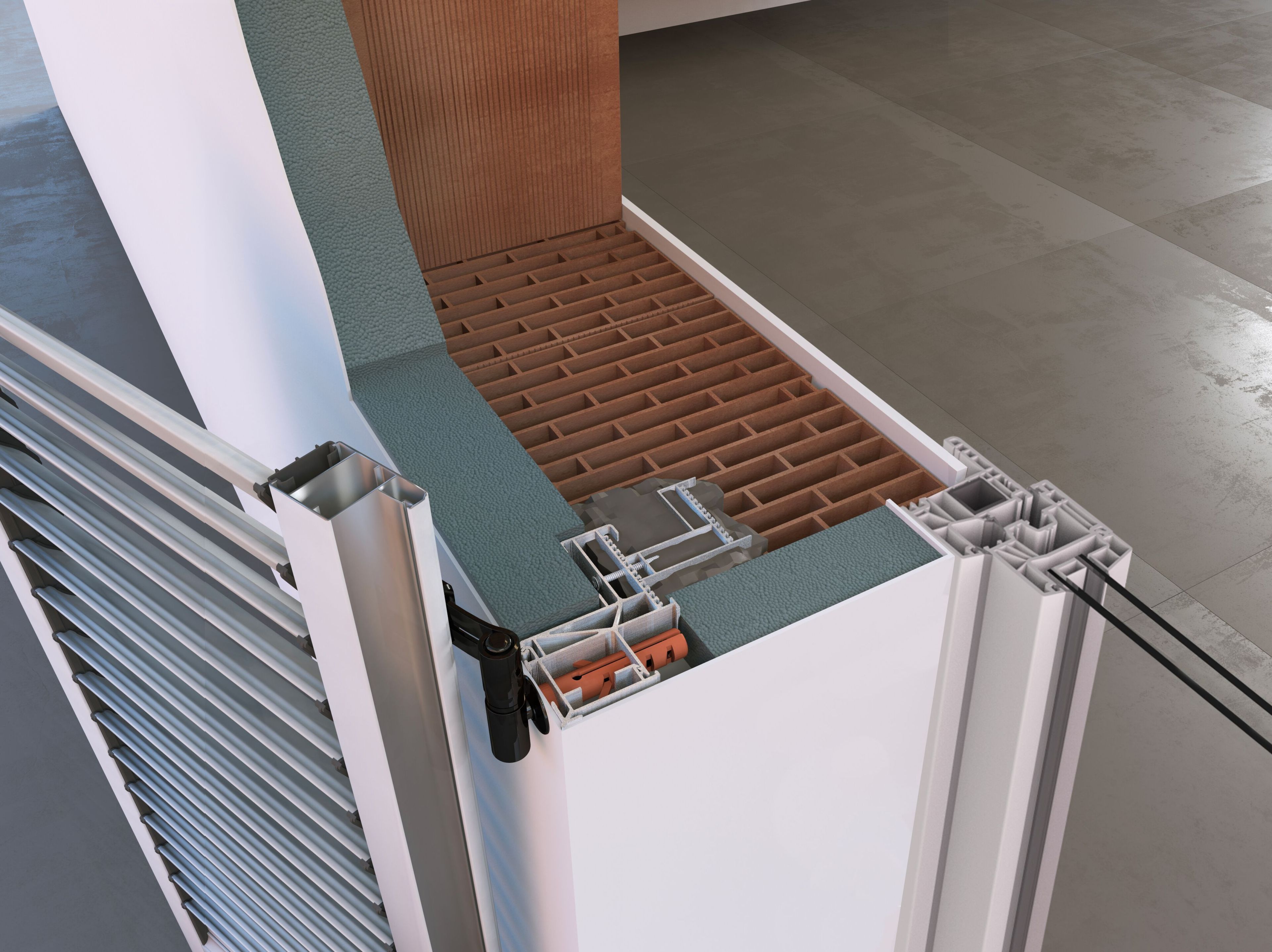 Алюминиевый подрамник для жалюзи NURITH PIVOT ARCH-00114554