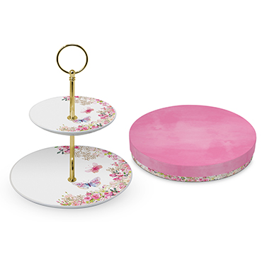 603588 Этажерка 19 см и 12 см выс 22,5 см. фарфор, подарочная коробка PPD PAPER PRODUCT DESIGN Santreyd 