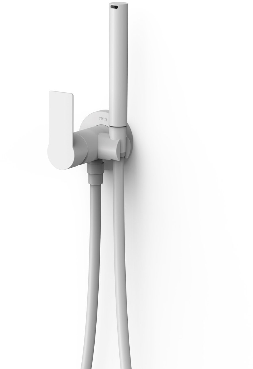 Скрытый однорычажный смеситель для унитаза/ биде на чердаке-20522301BM TRES