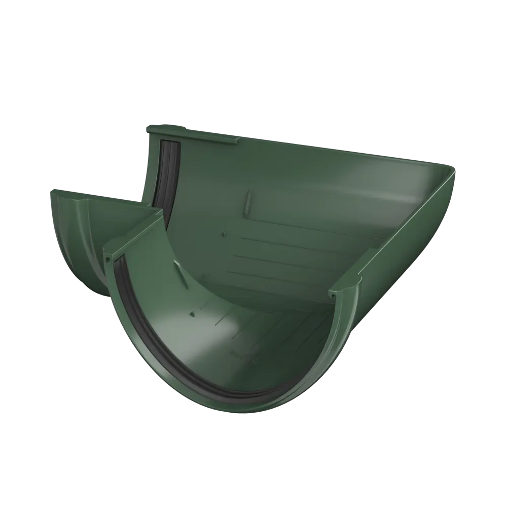 Угол желоба универсальный на 90° цвет зелёный ТЕХНОНИКОЛЬ STLM-2200501 - Вид №1