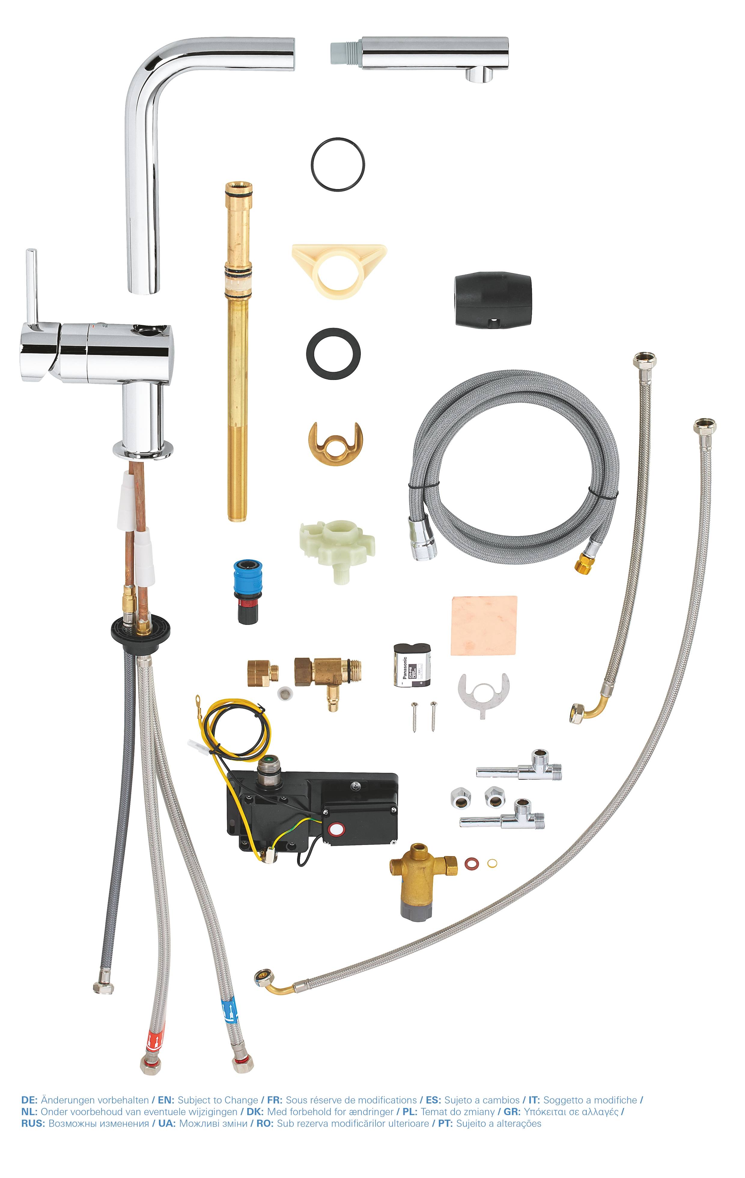 Смеситель сенсорный для кухни GROHE Minta Touch, хром (31360001) - Вид №1