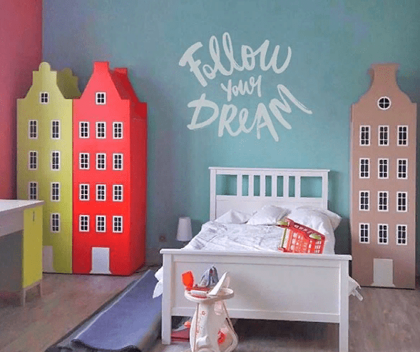 Шкаф-домик детский левый "Амстердам-7-XL" МАНДАРИН АМСТЕРДАМ 178625 Черный Santreyd  - Вид №6