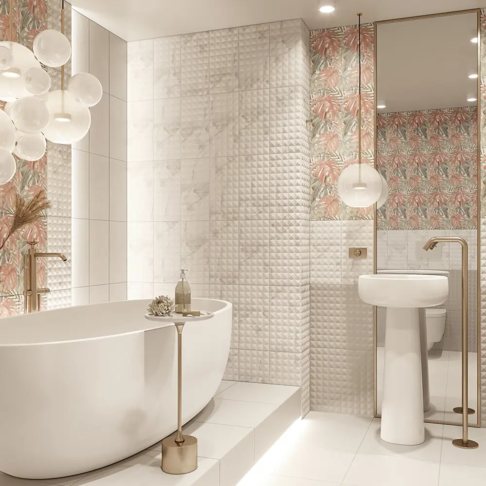 Плитка настенная Culto Asana Marble H 20x40 см 1.2 м² матовая цвет серый мрамор STLM-2154985 - Вид №4