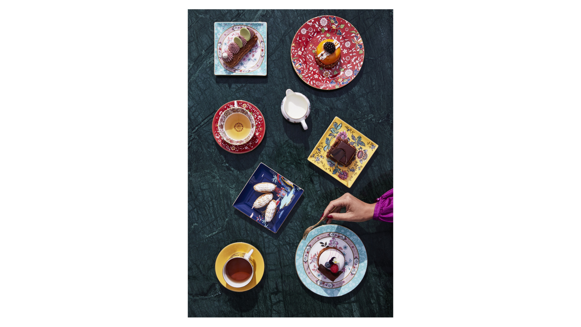 10671651 Wedgwood Мелочница Wedgwood Вандерласт Камелия 15см, фарфор Фарфор костяной  - Вид №3