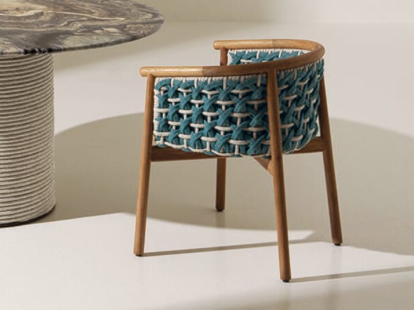 Стул для сада из тикового дерева с подлокотниками Ethimo патио ARCH-00083384 - Вид №9