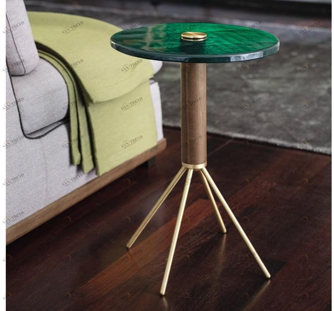 Porada Круглый стеклянный журнальный столик Nineteen sun-id-1356042