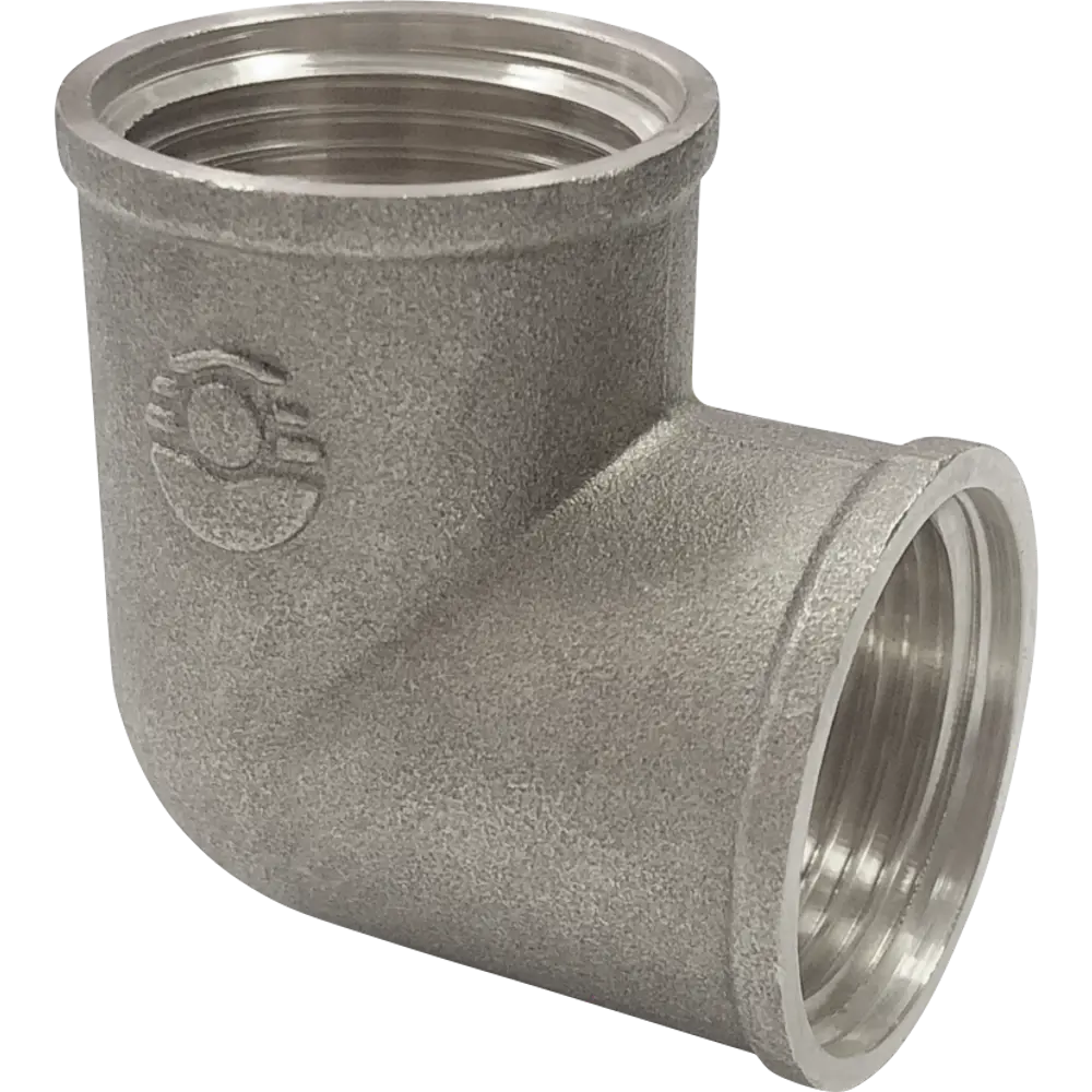 Угловой фитинг Valfex 90° для водопровода 1/2" никелированный 84505550 STLM-1565035
