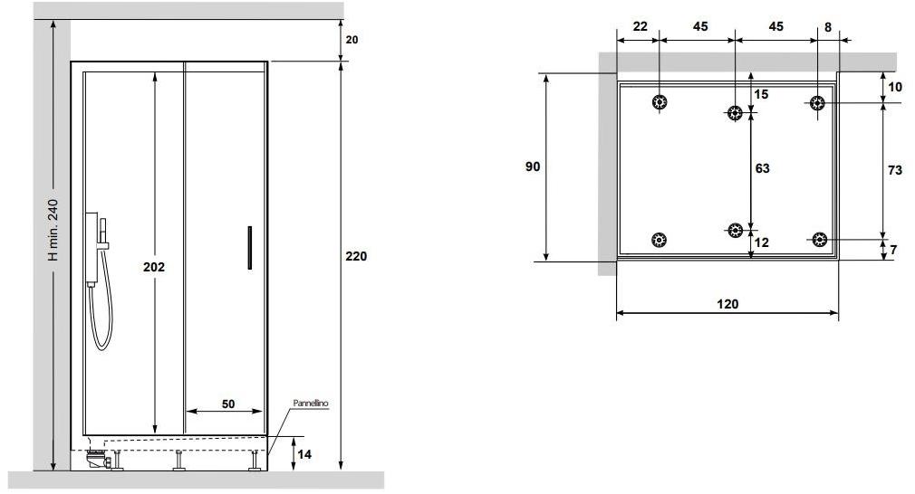 Gruppo Geromin Многофункциональная душевая кабина из хрусталя с турецкой баней Soul sun-id-1501817 - Вид №15