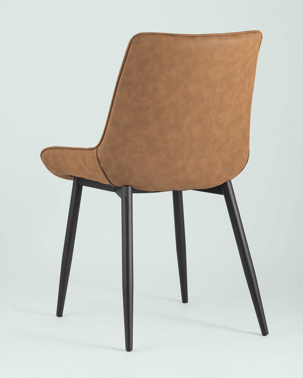 Стул со спинкой коричневый из экокожи "Невада" STOOL GROUP ДИЗАЙНЕРСКИЕ, ИНТЕРЬЕРНЫЕ 00-3946289 Коричневый  - Вид №4