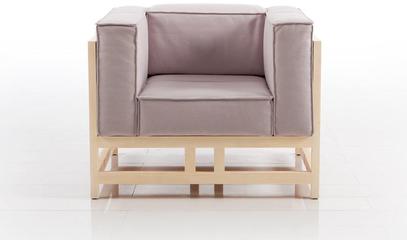 brühl Кресло из ткани с подлокотниками Easy pieces sun-id-1370459 - Вид №1