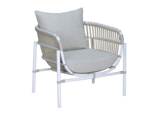 Синтетическое волокно садовое кресло с подлокотниками