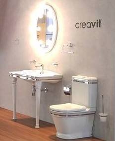 AN410-00CB00E-AD00 ANTIK Бачок ДЕКОР ЗОЛОТО Creavit Antik  - Вид №5