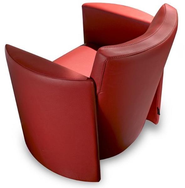 Duvivier Canapés Кожаное кресло с подлокотниками  Danaxa11  - Вид №1