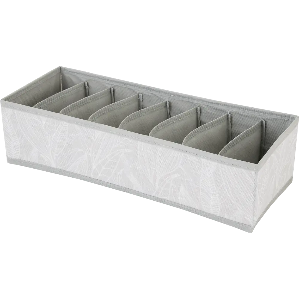 Органайзер для хранения Grace 15x10x40 см 6 л полипропилен цвет серый Santreyd STLM-2072669