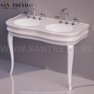 Консоль под раковину LANTE белая