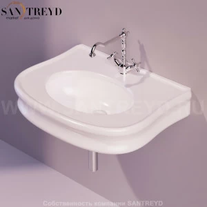 LA10BIANCO Подвесная раковина настенная овальная Simas Lante белая