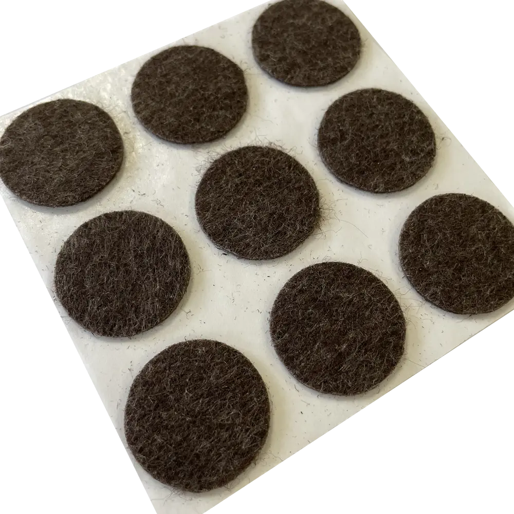 Протекторы для мебели Grace 28 мм, круглые, фетр, цвет коричневый Santreyd STLM-2189322 - Вид №2