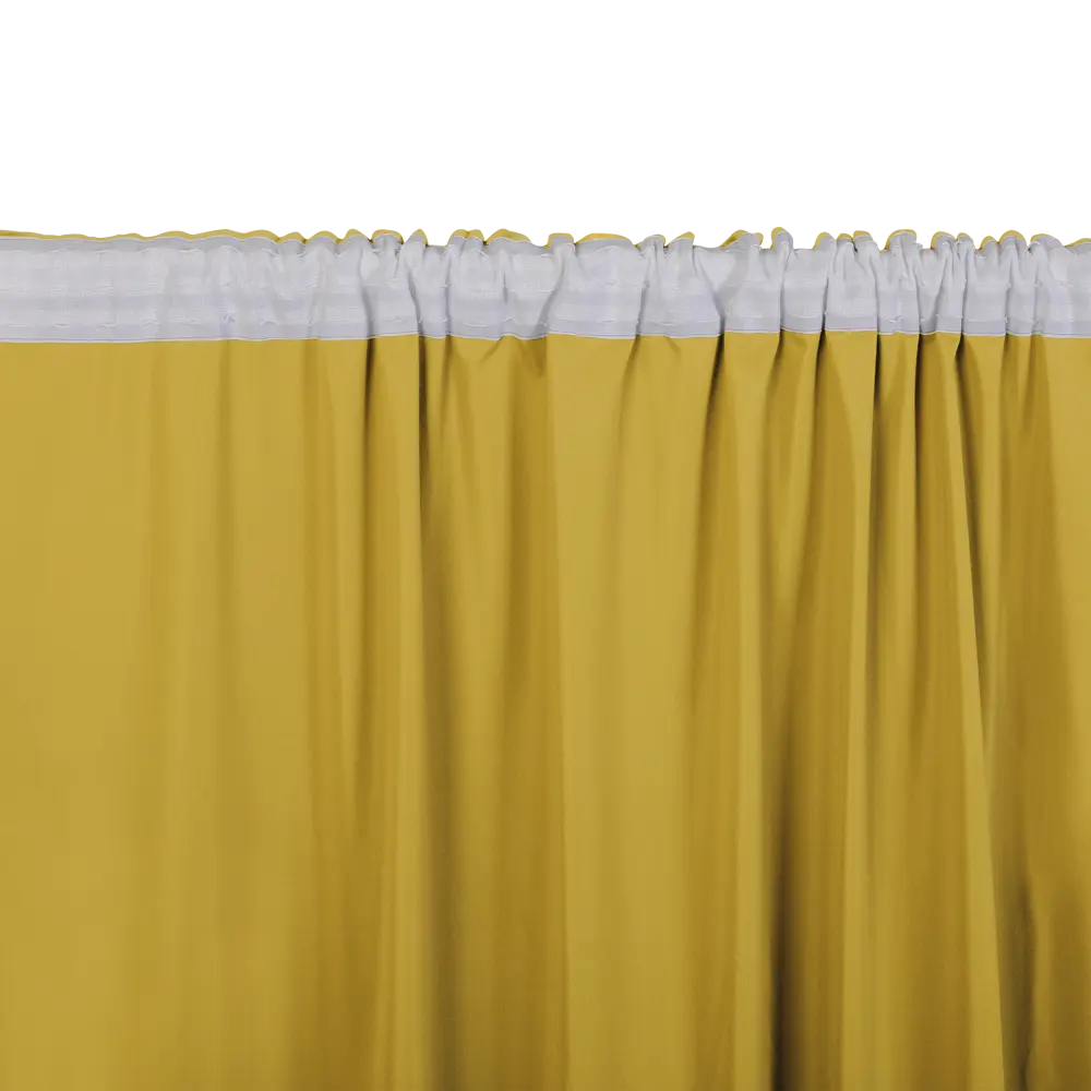 Штора на ленте Inspire Lirio 140x280 см цвет желтый 88311170 STLM-2048079  - Вид №4