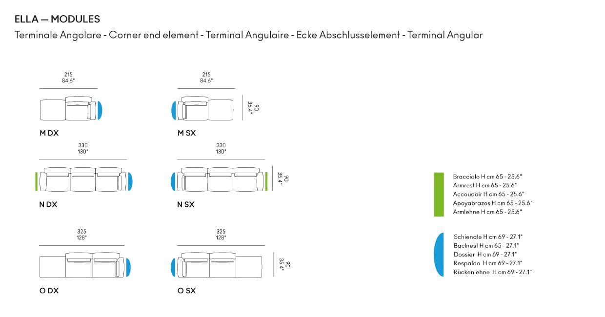 Линейный диван Casamania & Horm ELLA ARCH-00070869 - Вид №21