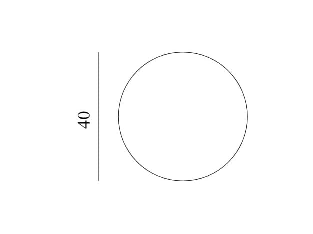 Круглый журнальный столик из красного дерева Exteta Zen Line ARCH-00035883 - Вид №7