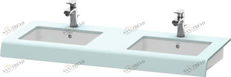 DS829C00909 DuraStyle Консоль Светло-голубой матовый декор Duravit
