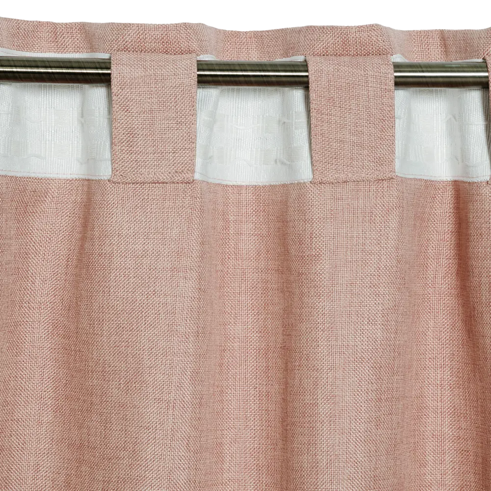 INSPIRE Looks - Розовая штора с лентой и скрытыми петлями 200×260 см 82735252 STLM-0035016 - Вид №4